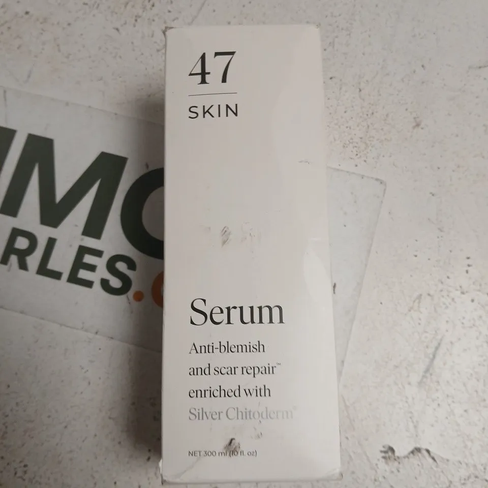 47 SKIN SERUM – ANTI-BLEMISH & SCAR REPAIR, WITH SILVER CHITODERM, 300 ML