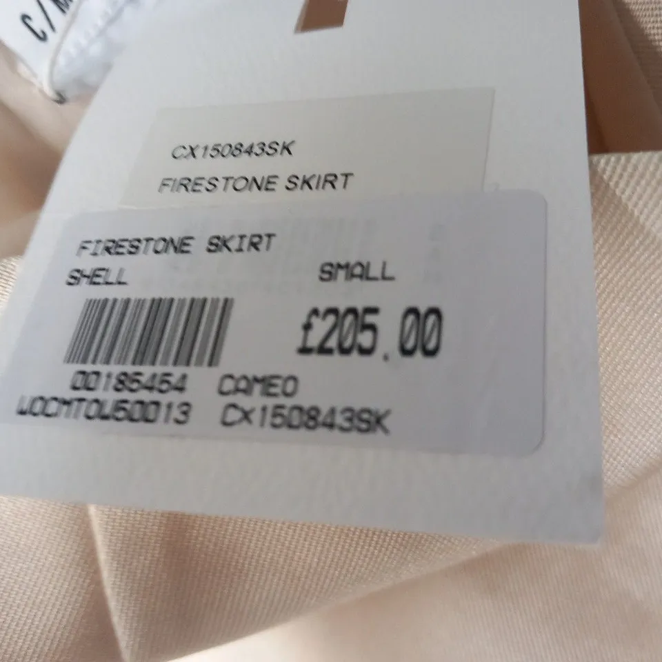 C/MEO COLLECTIVE SHELL FIRESTONE SKIRT SIZE SMALL
