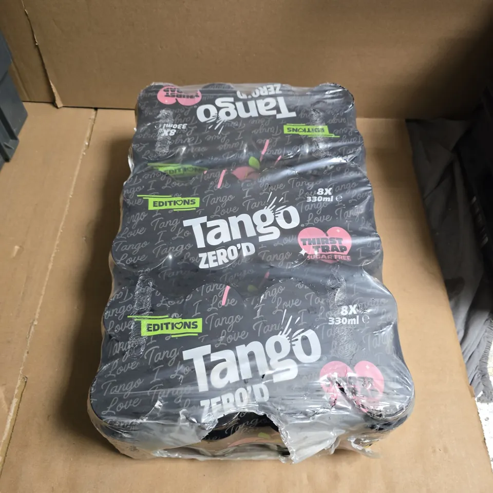 A CRATE OF APROXIMATELY 22 CANS OF ZERO