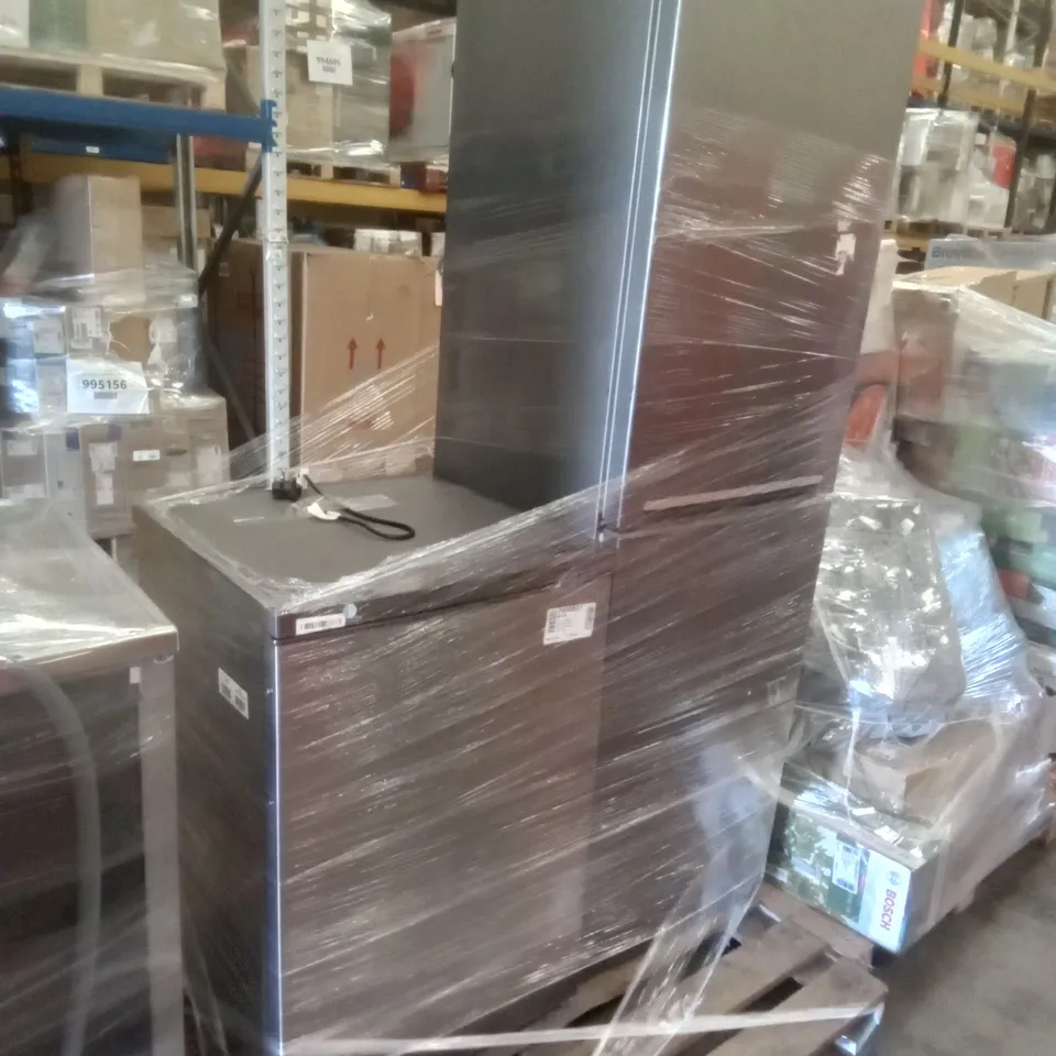 HISENSE 82 LITRE FREESTANDING UNDER COUNTER FREEZER AND BEKO 263L 5050 FREESTANDING FRIDGE FREEZER SILVER