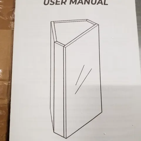 BOXED CORNER SHELVING UNIT WHITE