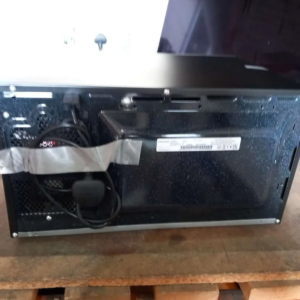 SAMSUNG MS23T5018AG/EU GLASS FRONT 23-LITRE SOLO MICROWAVE - SLATE GRAY