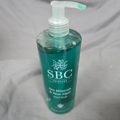 6 X SBC SEA MINERALS & BLUE ALGAE HAND WASH BOTTLES