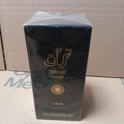 BOXED AND SEALED TERIAQ INTENSE LATTAFA EAU DE PARFUM 100ML