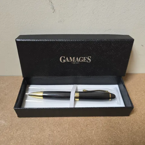 BOXED GAMAGES LUXURY PEN 