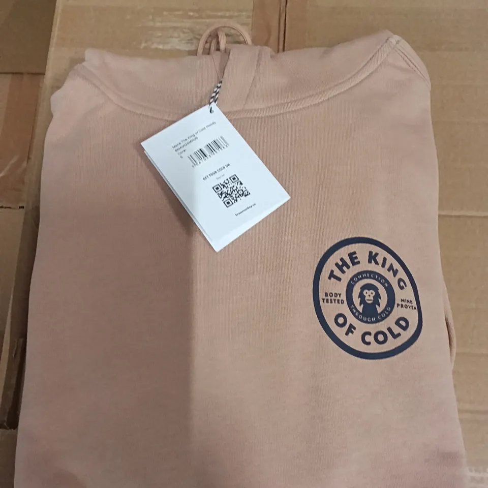 BOX OF BRASS MONKEY HOODIES - CORAL SIZE S APPROXIMATELY 12