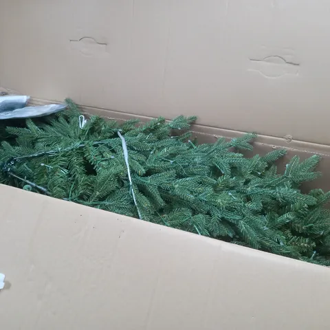 BOXED SANTA'S BEST 116 FUNCTION PRE-LIT AUBURN NATURAL 6FT CHRISTMAS TREE - COLLECTION ONLY