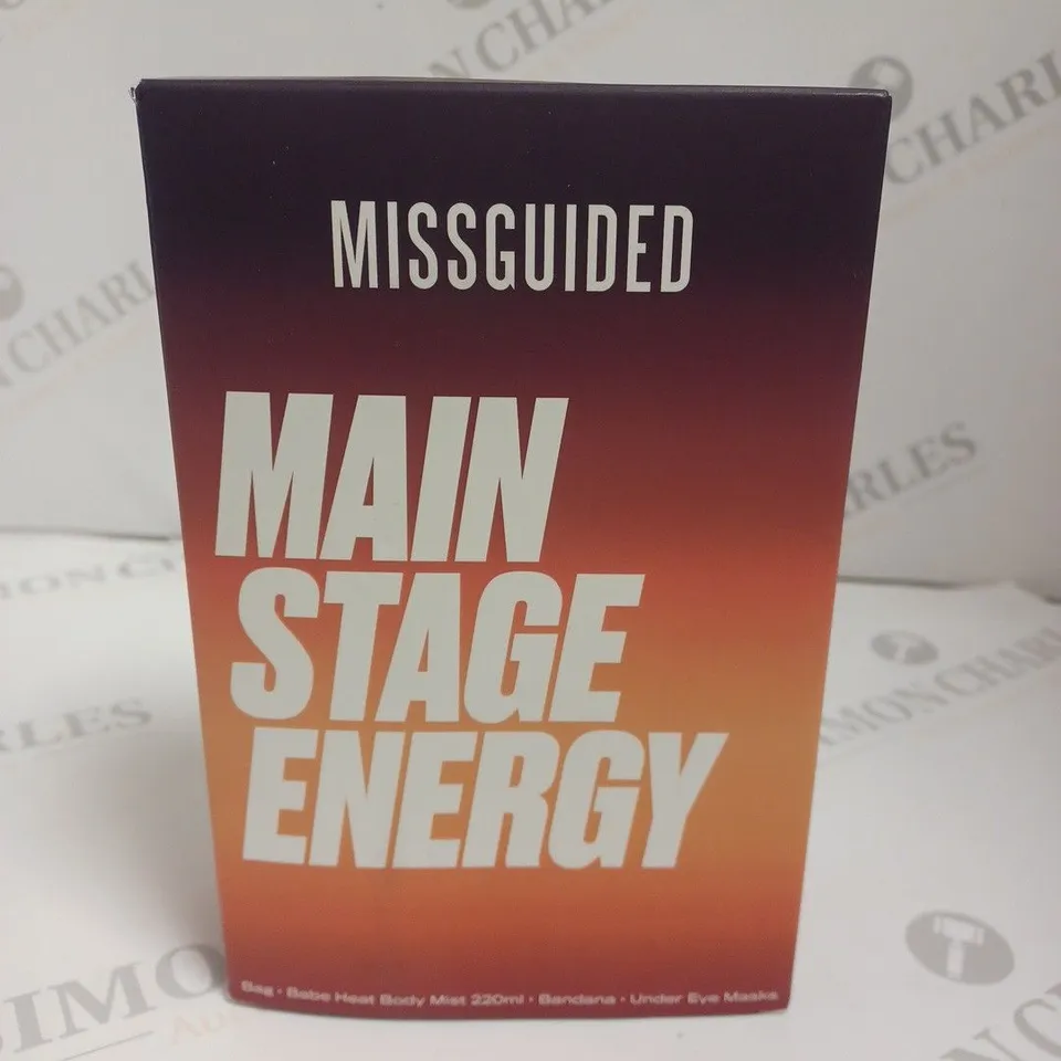 MISSGUIDED MAIN STAGE ENERGY GIFT SET