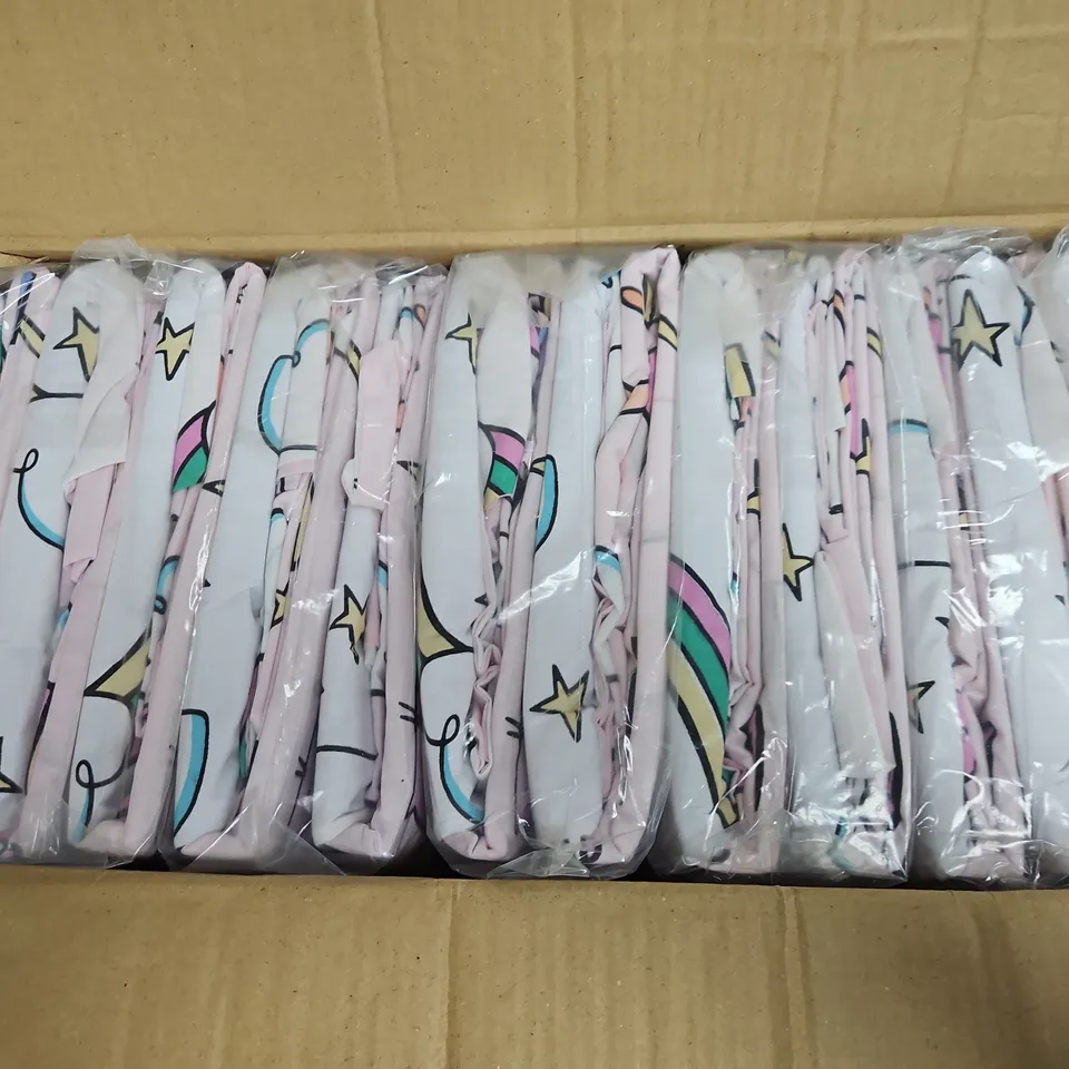 14 UNICORN DUVET SETS IN PINK MULTI - SINGLE