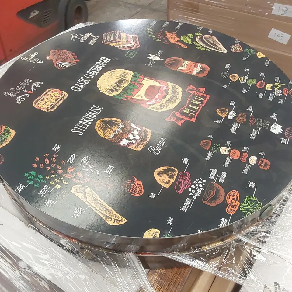 APPROX 20 X ASSORTED DESIGNER TABLE TOPS - DESIGNS, SIZES AND COLOURS MAY VARY