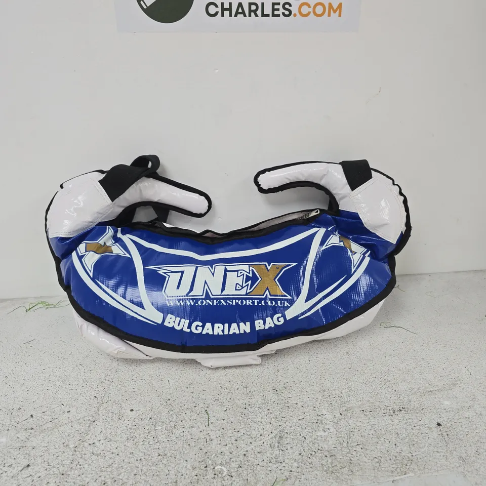 ONE-X BULGARIAN BAG – BLUE FITNESS TRAINING BAG (ONEXSPORT)