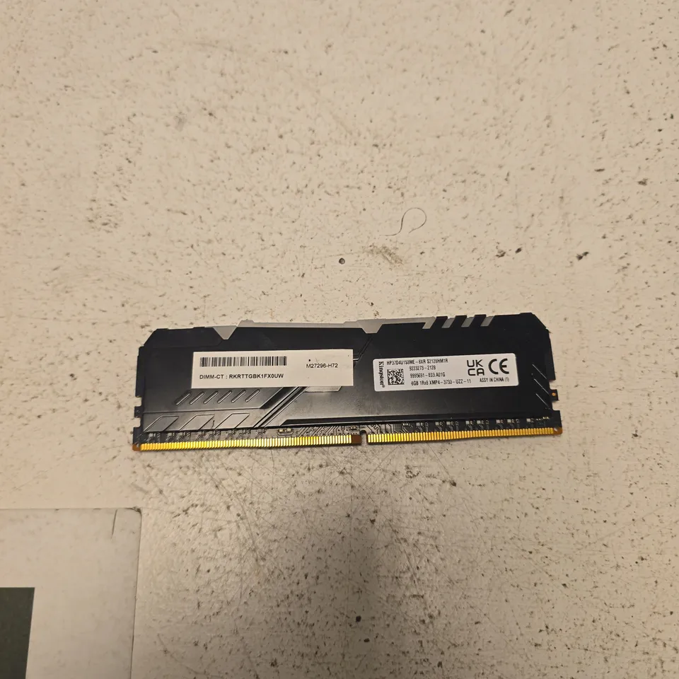 HYPERX FURY DDR4 DIMM MEMORY MODULE UNVERIFIED CAPACITY