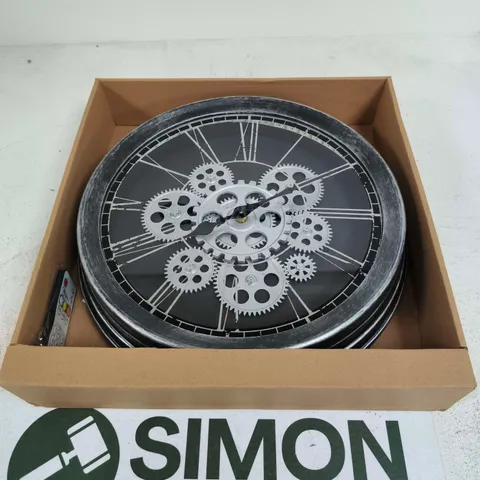 GEAR DESIGN WALL CLOCK