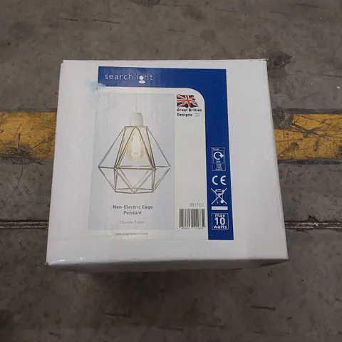 BOXED SEARCHLIGHT NON-ELECTRIC CAGE PENDANT (1 BOX)
