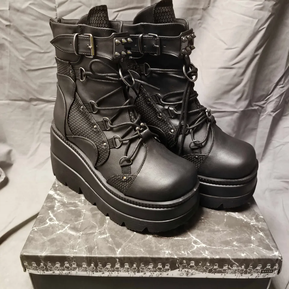 DEMONIACULT SHAKER-60 SHOES IN BLACK - 8