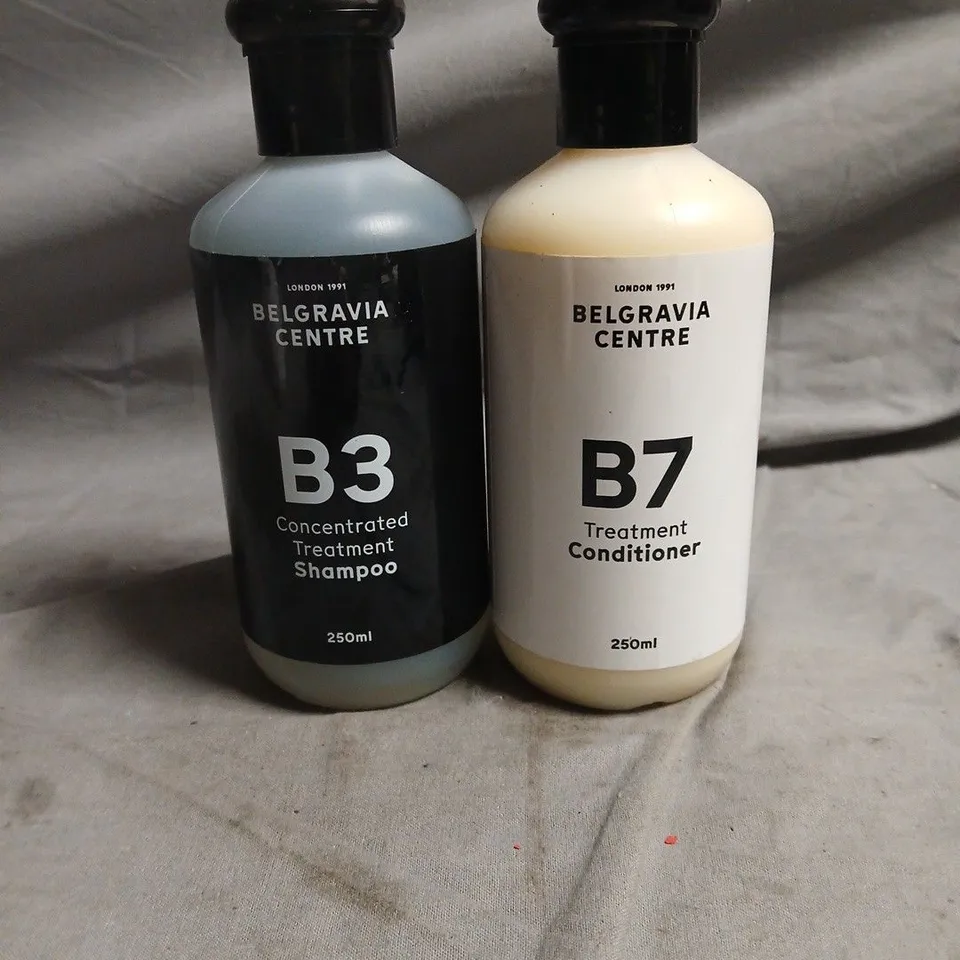 BELGRAVIA CENTRE B3 CONCENTRATED TREATMENT SHAMPOO & B7 TREATMENT CONDITIONER DUO (250ML EACH)