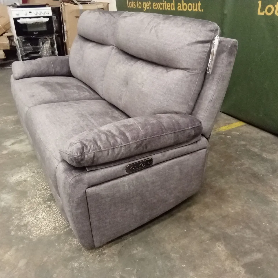 IVANA 3 SEATER FABRIC POWER RECLINER SOFA WITH USB CHARGING AND STORAGE RRP £1199