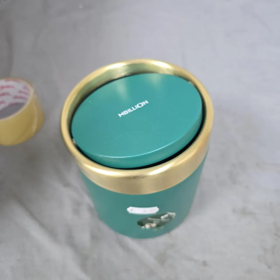 BOX OF APPROXIMATELY 12 ASSORTED ITEMS TO INCLUDE: COFFEE/TEA CONTAINER