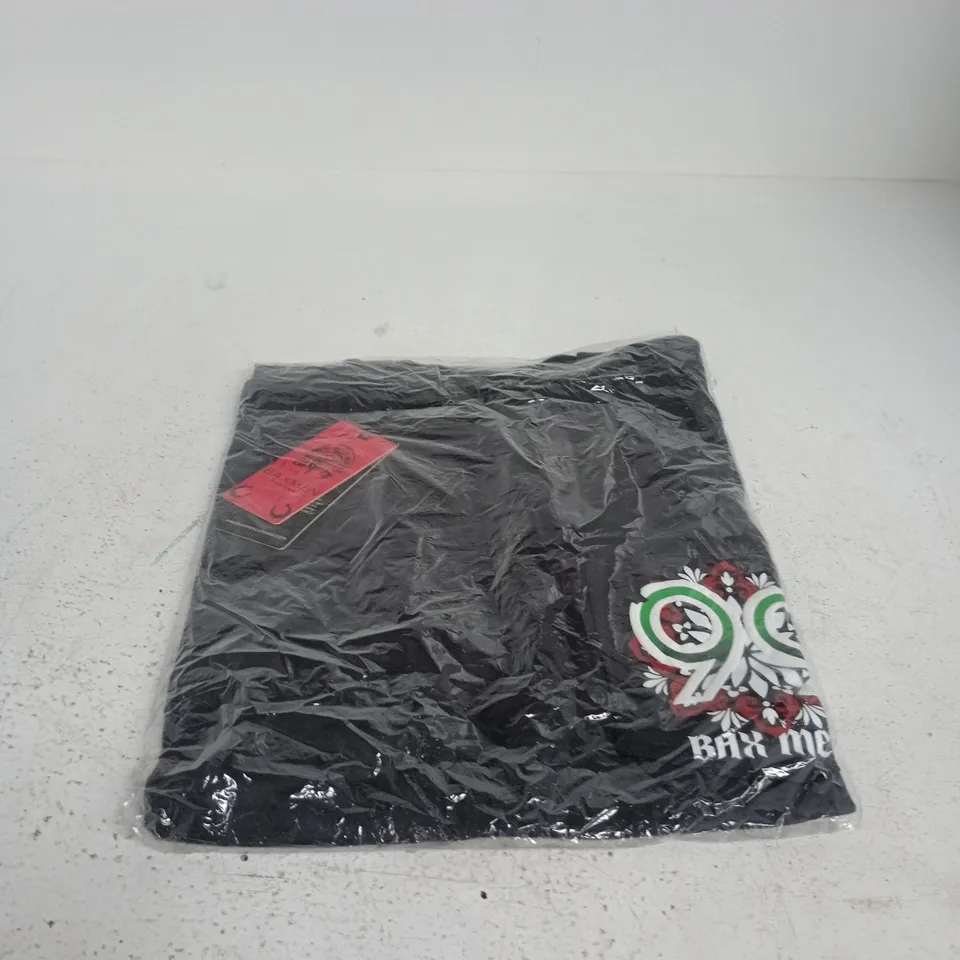 BAXMEN CULT WEAR T-SHIRT – BLACK - SIZE S