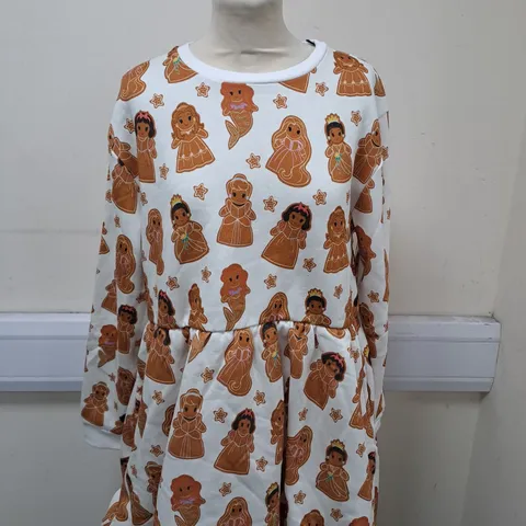 DISNEY PRINCESS GINGERBREAD MAN DRESS SIZE XXL