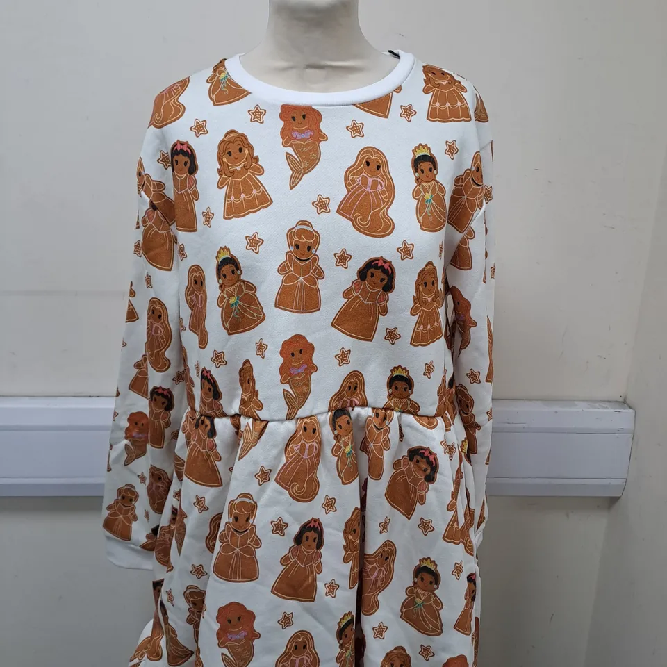 DISNEY PRINCESS GINGERBREAD MAN DRESS SIZE XXL