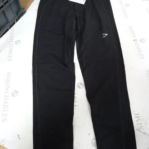 GYMSHARK RUNNING LEGGINGS IN BLACK - LARGE