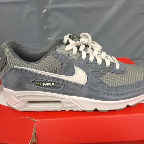 BOXED PAIR OF NIKE AIR MAX 90PRM IN GREY MULTI - UK 9