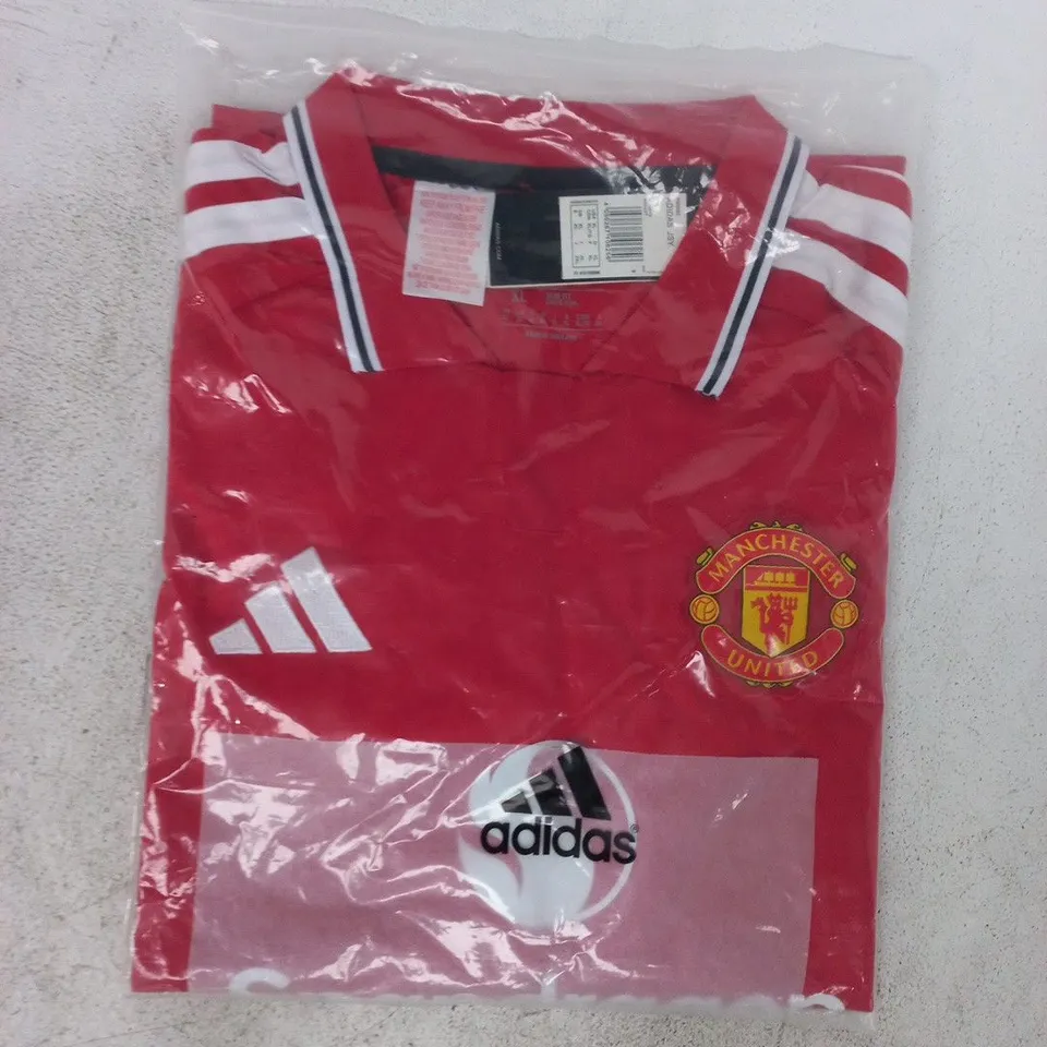 BAGGED ADIDAS MANCHESTER UNITED HOME JERSEY SIZE XL