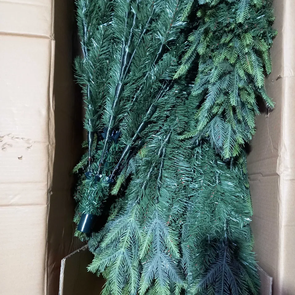 BOXED 7FT SHERWOOD REAL LOOK FULL CHRISTMAS TREE - COLLECTION ONLY RRP £274.99