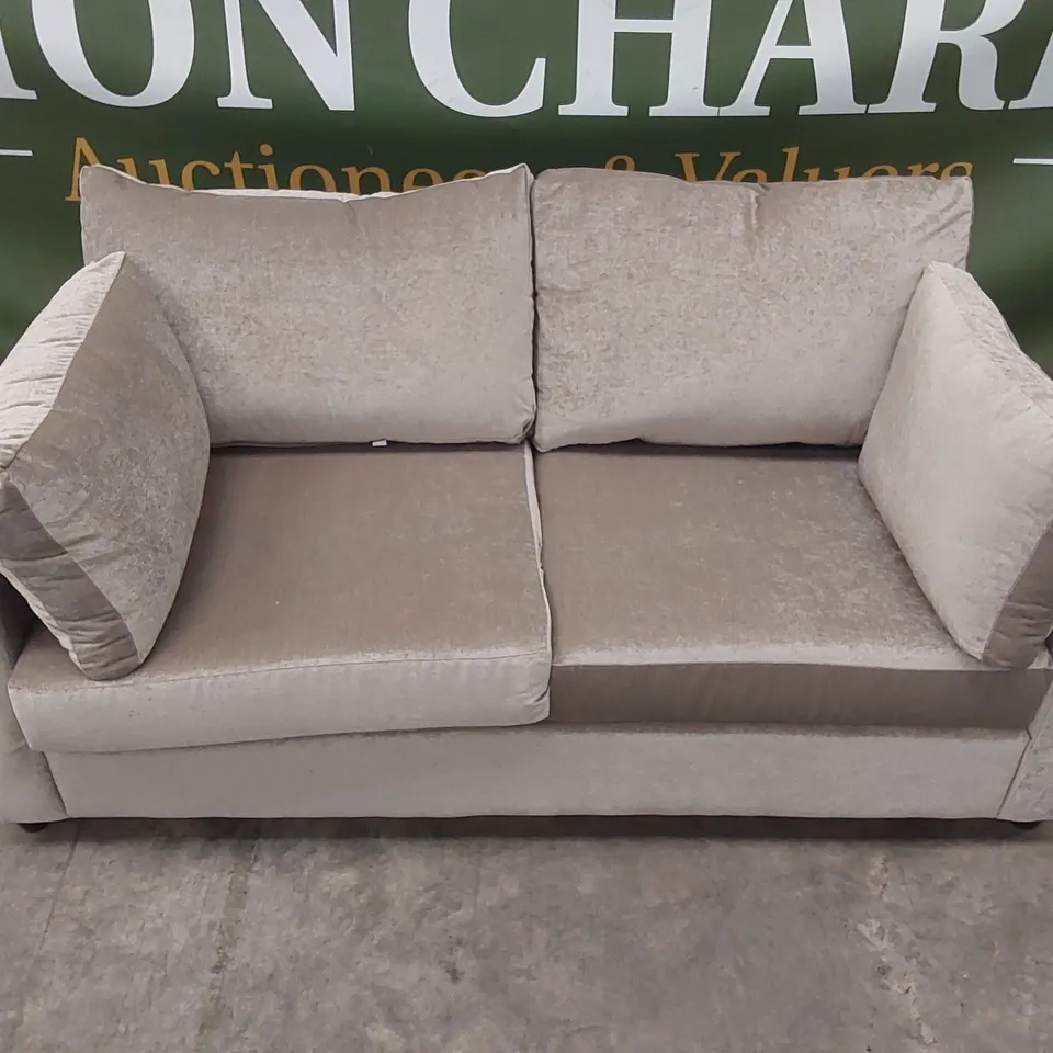 QUALITY DESIGNER 2 SEATER VELVET SOFA 