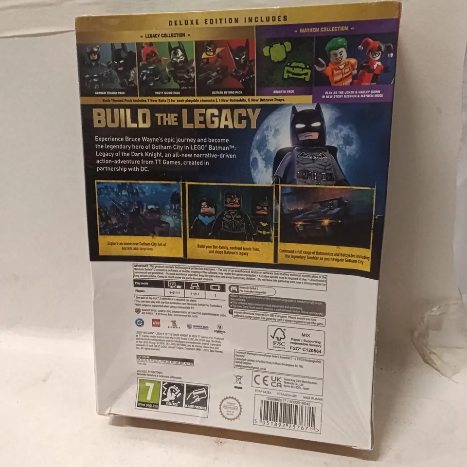 LEGO BATMAN LEGACY OF THE DARK KNIGHT FOR NINTENDO SWITCH