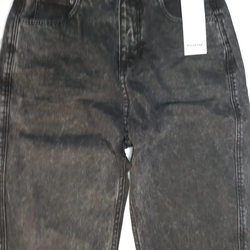 FIRETRAP MOM JEANS IN BLACK WASH SIZE 12R