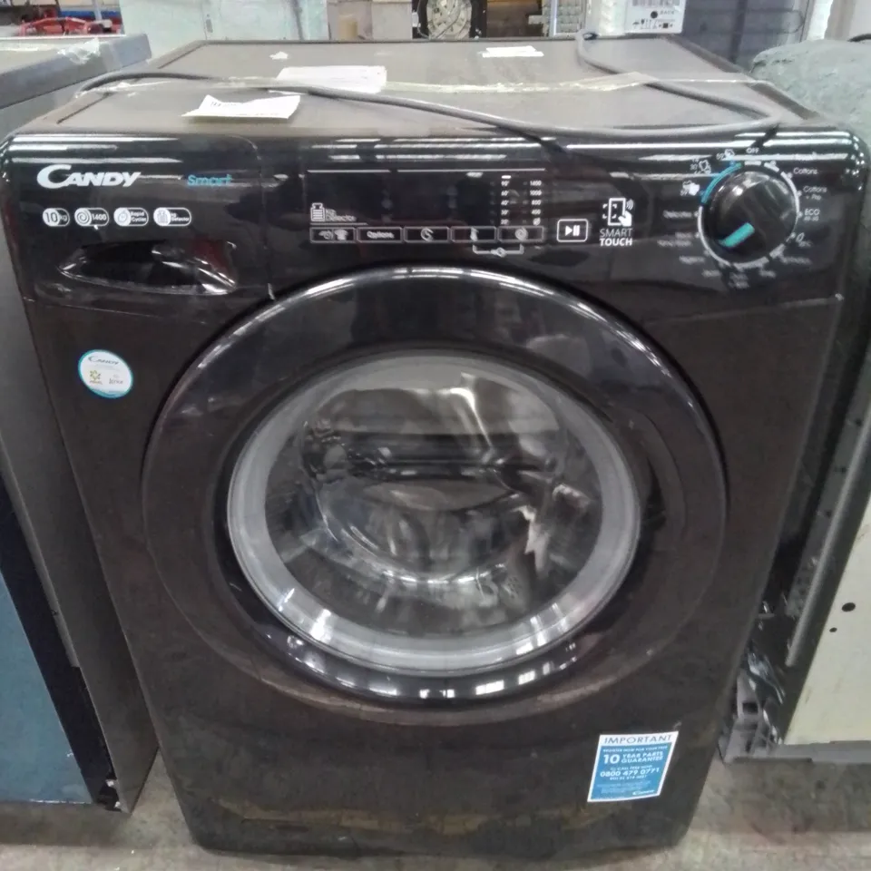 CANDY SMART PRO FREESTANDING WASHING MACHINE BLACK, MODEL CS1410TBBE/1-80
