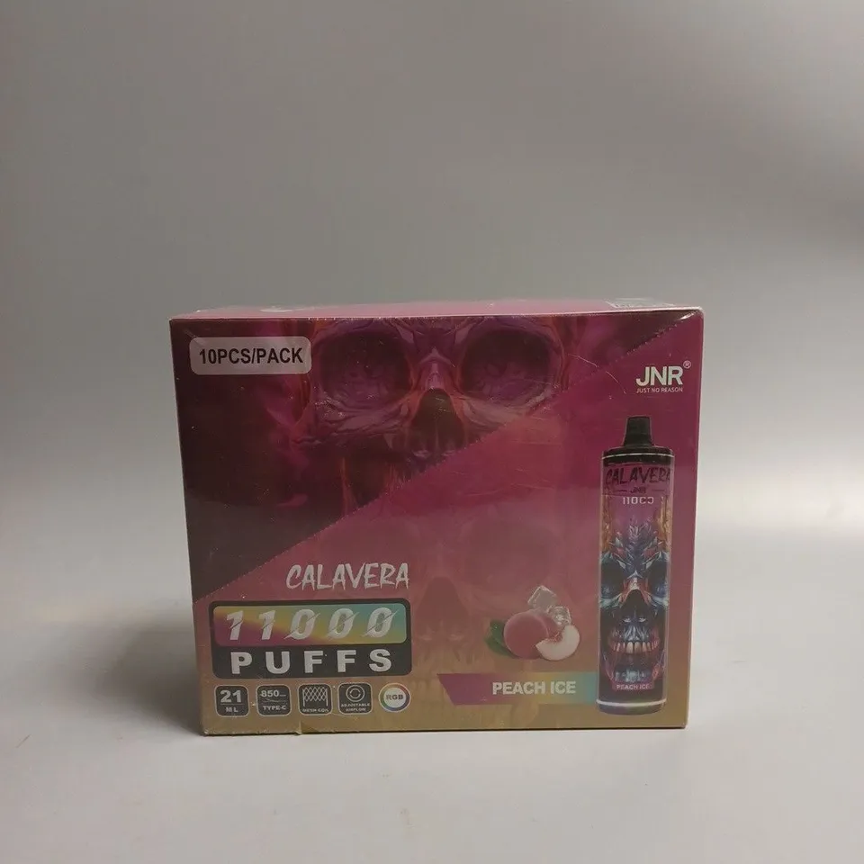 SEALED JNR PEACH ICE VAPES - 0% NICOTINE 