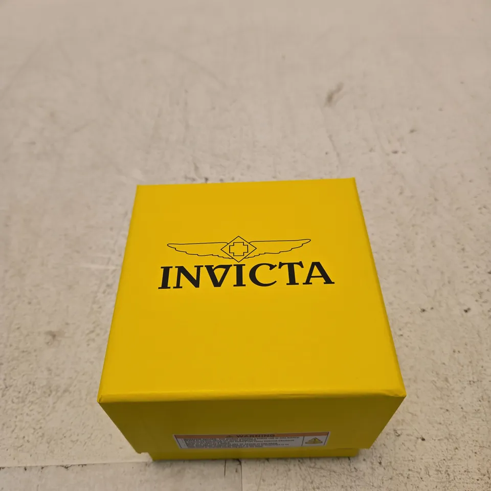 INVICTA WATCH WITH BLUE SILICONE STRAP – BOXED