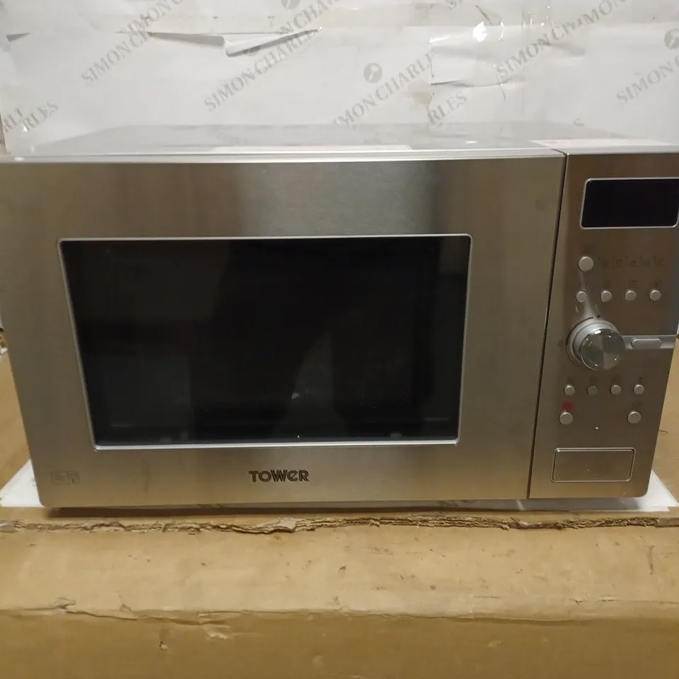 TOWER DUAL HEATER COMBO OVEN/MICROWAVE/GRILL STAINLESS STEEL