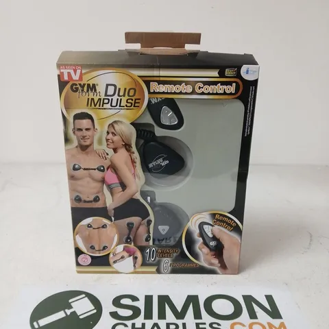 GYM FORM DUO IMPULSE REMOTE CONTROL MUSCLE STIMULATION DEVICE