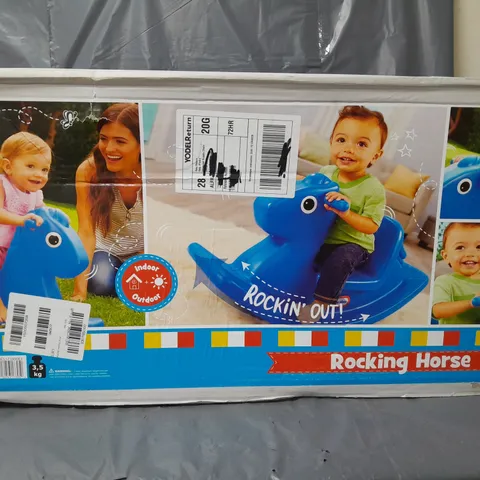 BOXED LITTLE TIKES ROCKING HORSE - BLUE