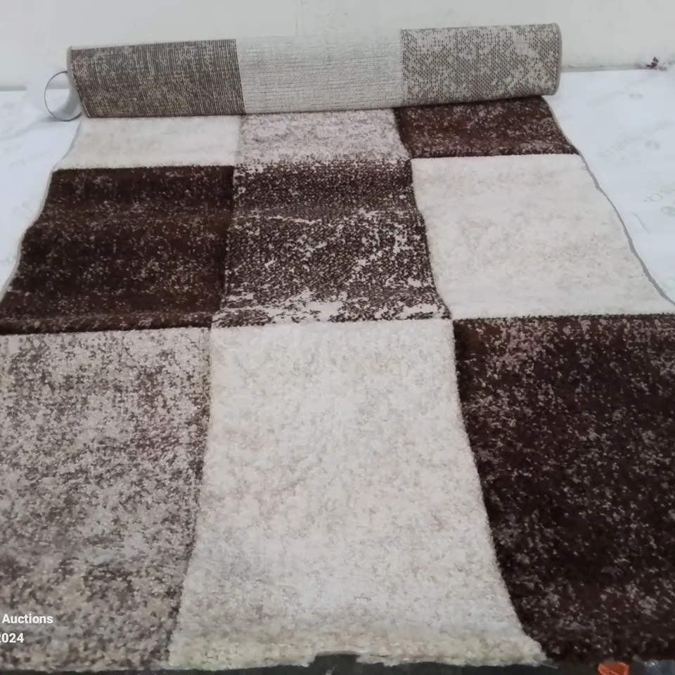 BRAND NEW PACO HOME 7757 INFERNO 80X150CM BROWN RUG