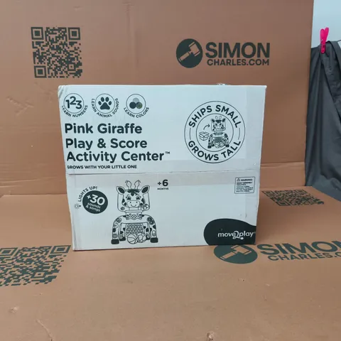 MOVE2PLAY PINK GIRAFFE PLAY AND SCORE ACTIVITY CENTRE BOXED