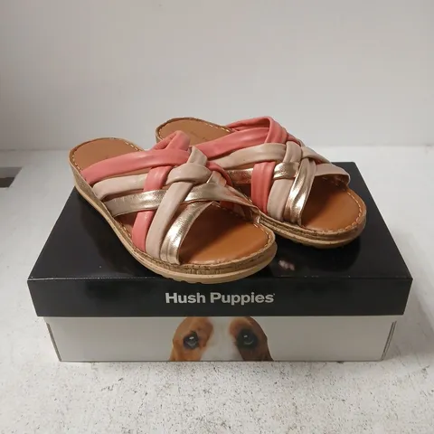 HUSH PUPPIES ALYSSA SANDAL PINK MULTI, WOMEN'S SANDALS UK 6 