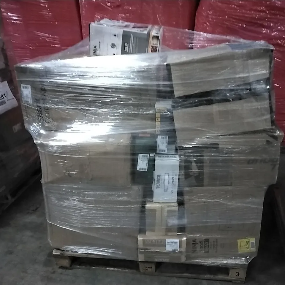 PALLET OF APPROXIMATELY 21 UNPROCESSED RAW RETURN HOUSEHOLD AND ELECTRICAL GOODS TO INCLUDE;