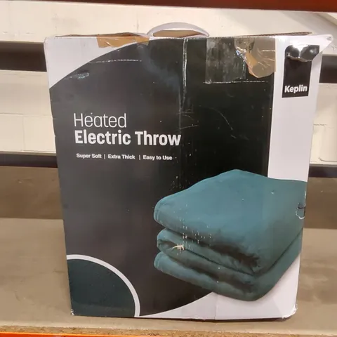 BOXED KEPLIN ELECTRIC HEATED THROW BLANKET 