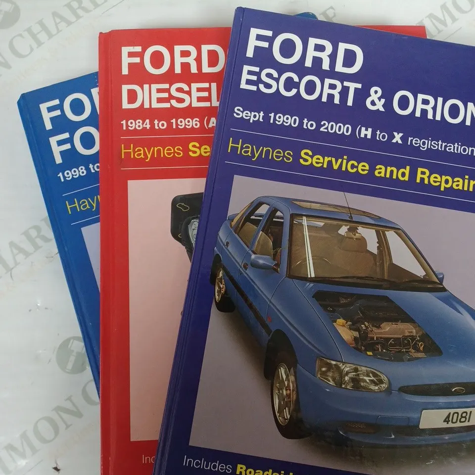 LOT OF 6 FORD SERVICE AND REPAIR MANUALS 