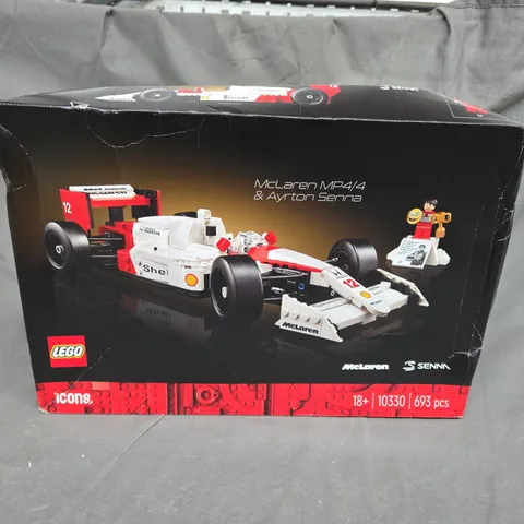 BOXED LEGO MCLAREN MP4 & AYRTON SENNA 10330