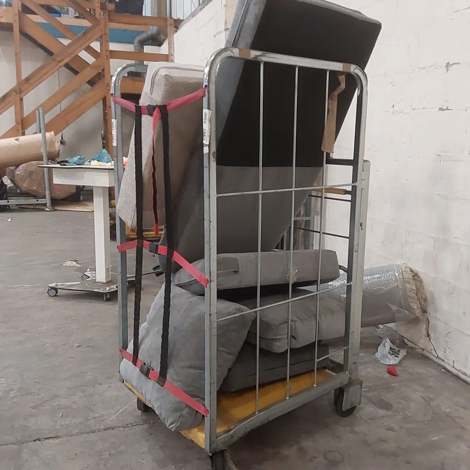 CAGE OF ASSORTED SOFA CUSHIONS // CAGE NOT INCLUDED 