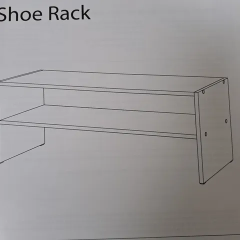 HOME 2-TIER INTERNAL WARDROBE SHOE RACK