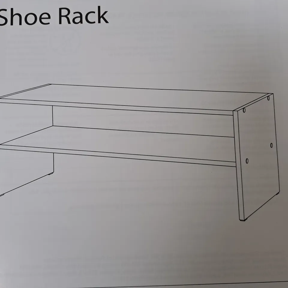 HOME 2-TIER INTERNAL WARDROBE SHOE RACK