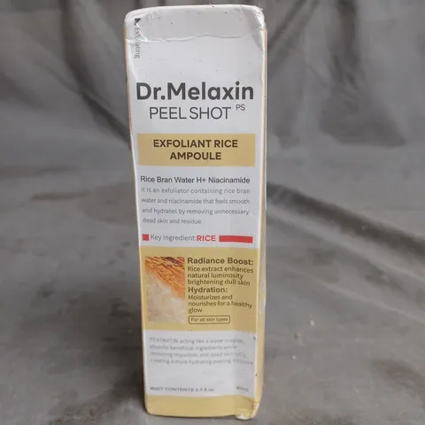 SEALED DR.MELAXIN PEEL SHOT EXFOLIANT RICE AMPOULE 80ML