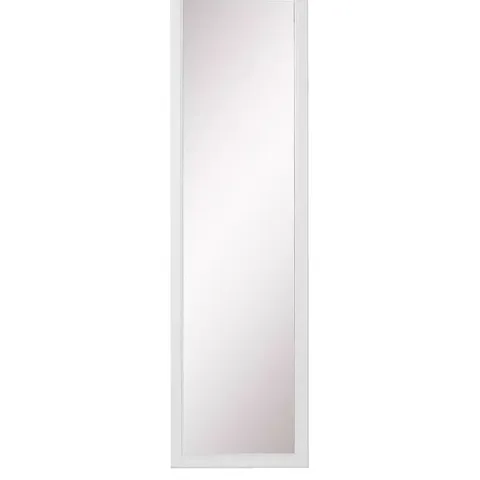 TALL RECTANGULAR WHITE MIRROR - COLLECTION ONLY